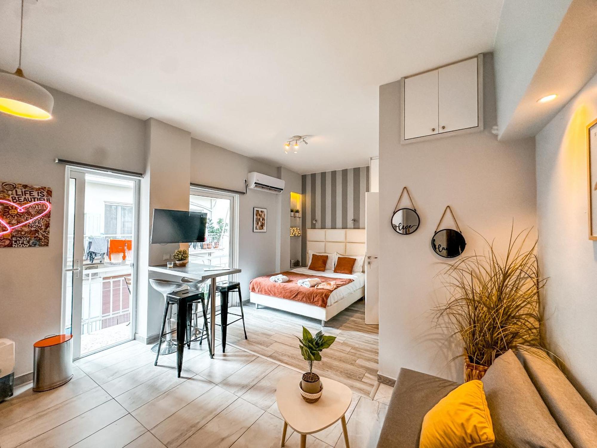 Walk To Markets From A Cozy Studio By Cielo Homes Atena Exterior foto